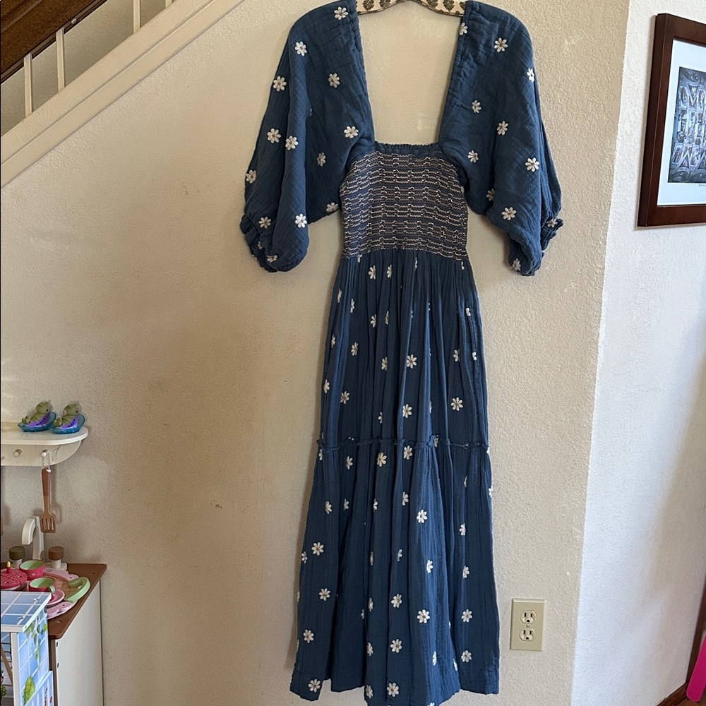 Free People | Dahlia Embroidered Maxi Dress | XS - Picture 13 of 16